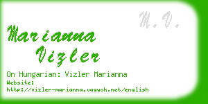 marianna vizler business card
